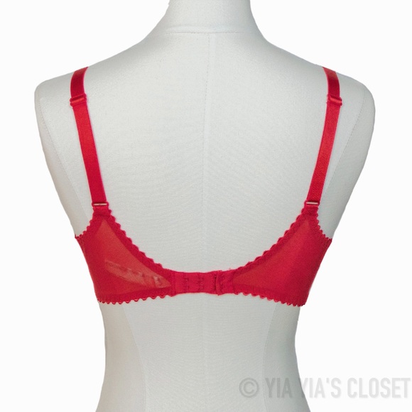 Prima Donna 0163010 Alara 34D Seamless Full Cup Lace Bra in Scarlet-LIKE NEW - Picture 11 of 16